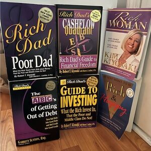 Robert Kiyosaki Rich Dad Books Bundle